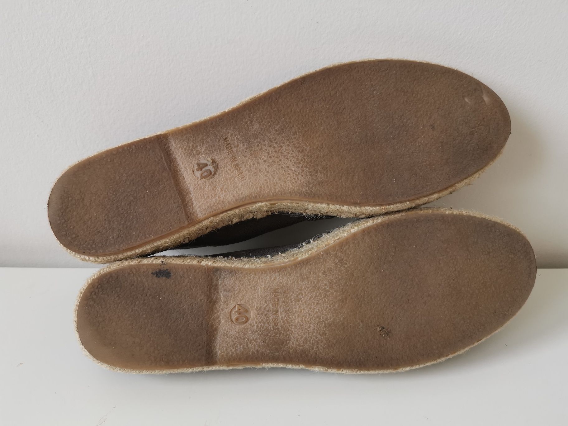 Zamszowe espadryle damskie Pier One rozmiar 40 baleriny