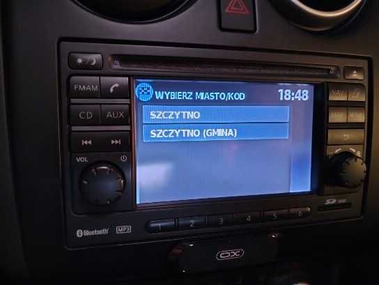 Radio z nawigacją do Nissan