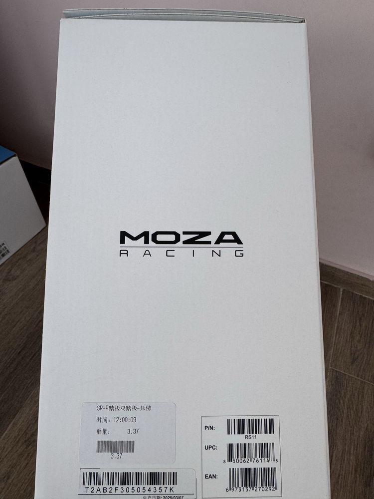 Набір для автосимуляторів База Moza R9 V3 + педалі SRP + кермо ESX