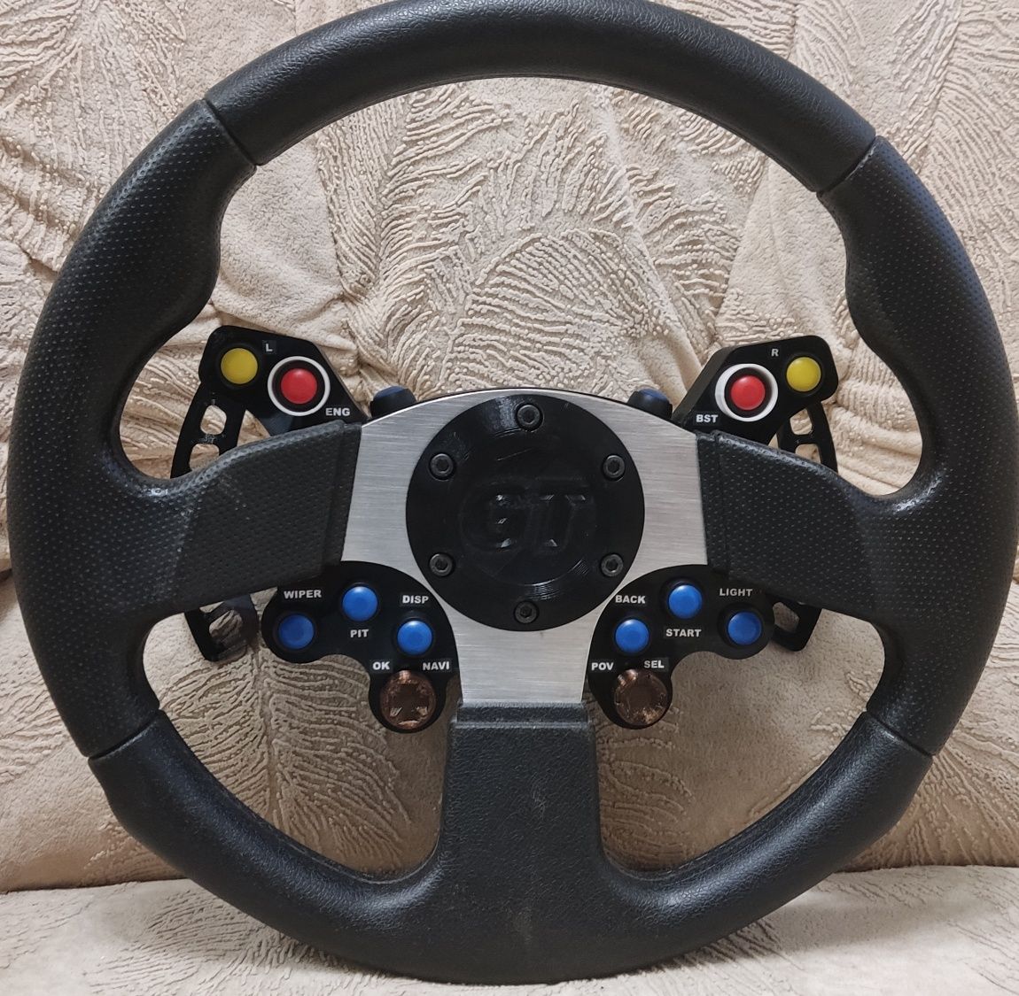 DIY рульовий батонбокс v2 руль для сімрейсингу simracing fanatec Logit