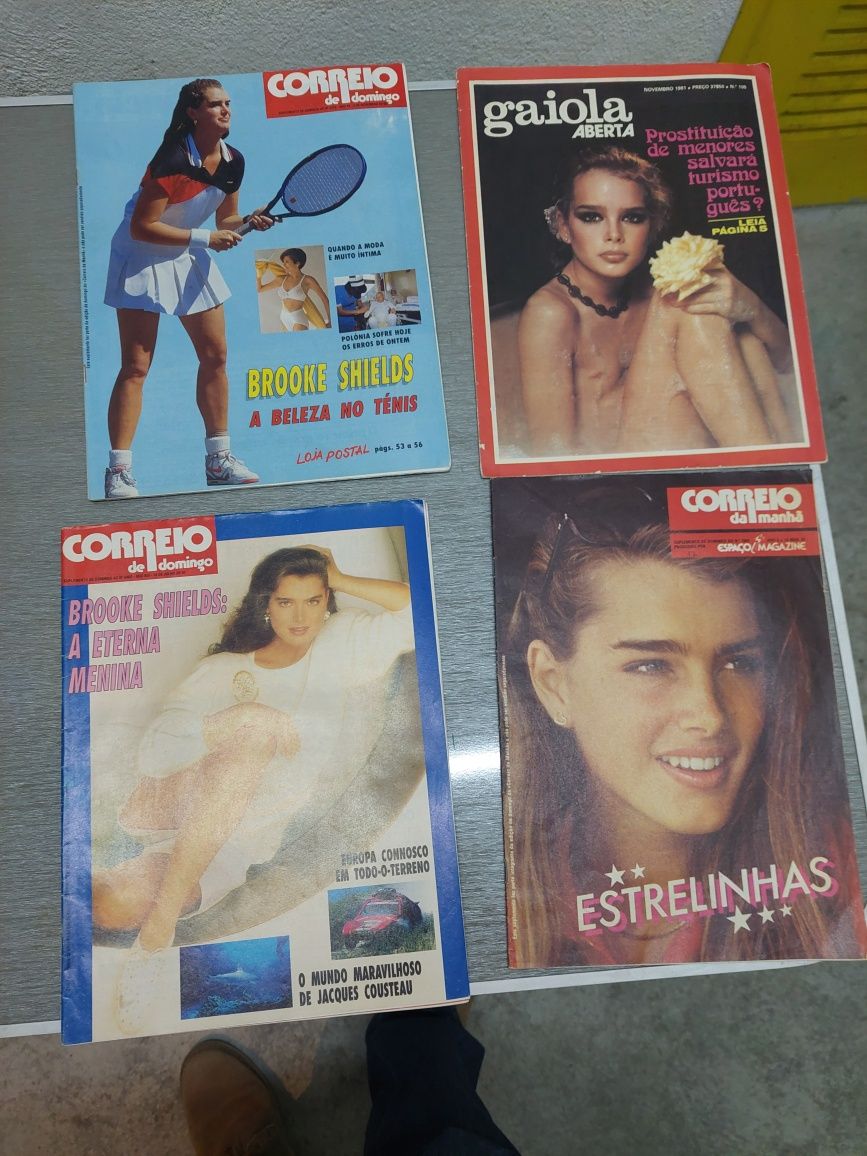 Brooke shields 4  revistas vintage 25 as 4