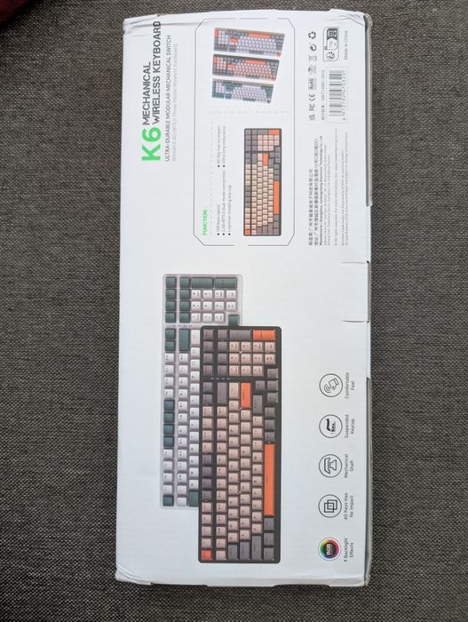 бездротова механічна клавіатура ZIYOULANG K6