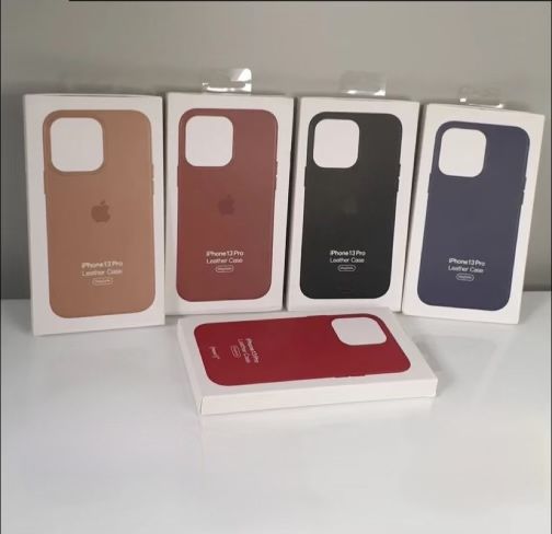 Capas em pele da Apple do Iphone 12 até 13 pro max