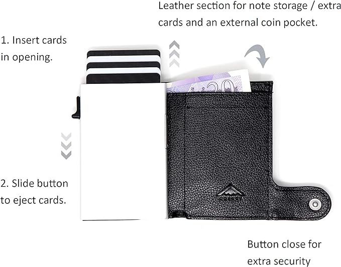 portfel stealth skórzane etui na karty