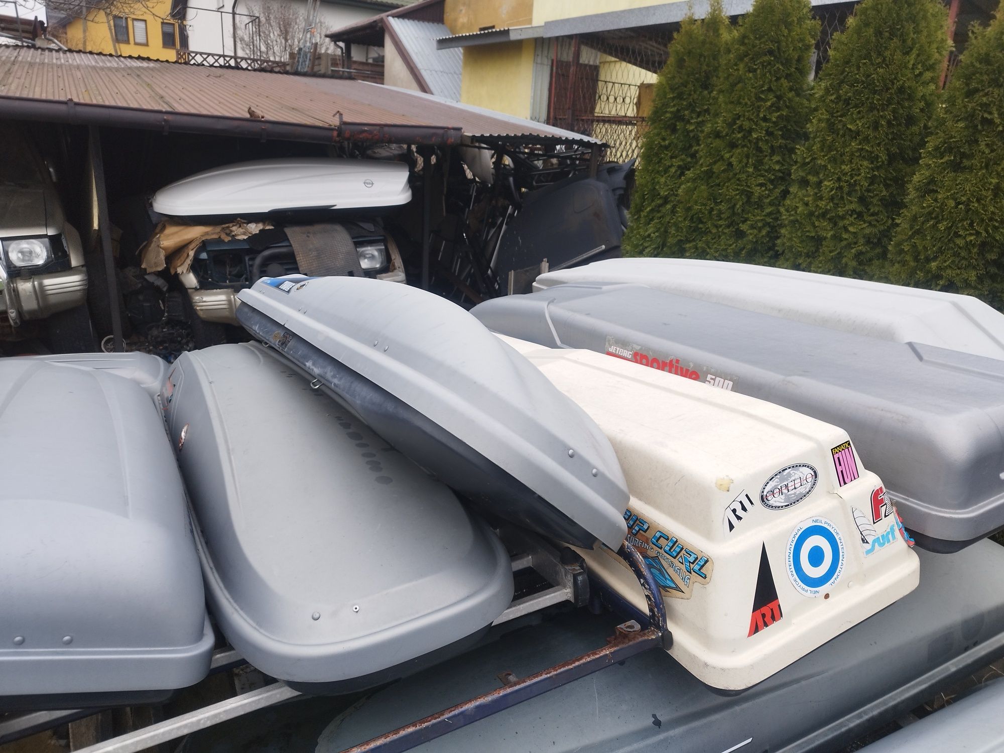 Bagażnik dachowy Box dachowy Thule inter paku akcesoria
