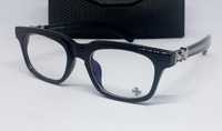 Chrome Hearts модные мужские имиджевые очки оправа черная с серебрист
