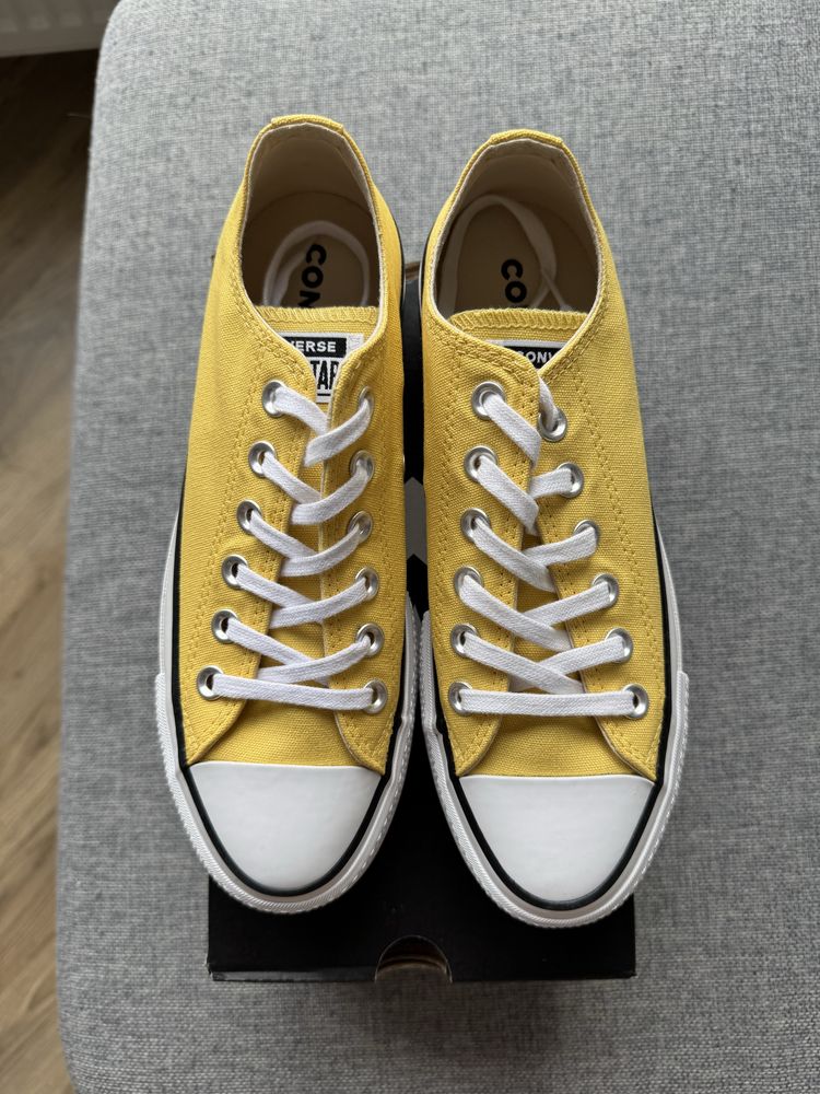 Trampki Converse Chuck Taylor All Star Lift Platform żółte