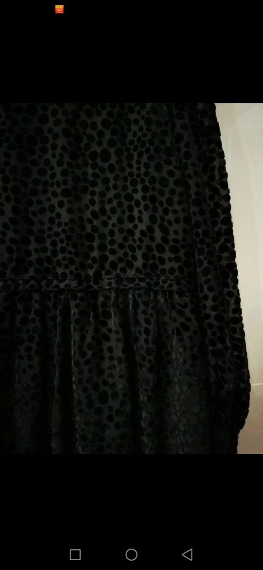 Sukienka Orsay r. 38 czarna Nowa plumeti welur