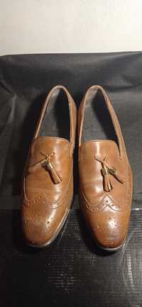 Кожаные мужские туфли, лоферы Asos,