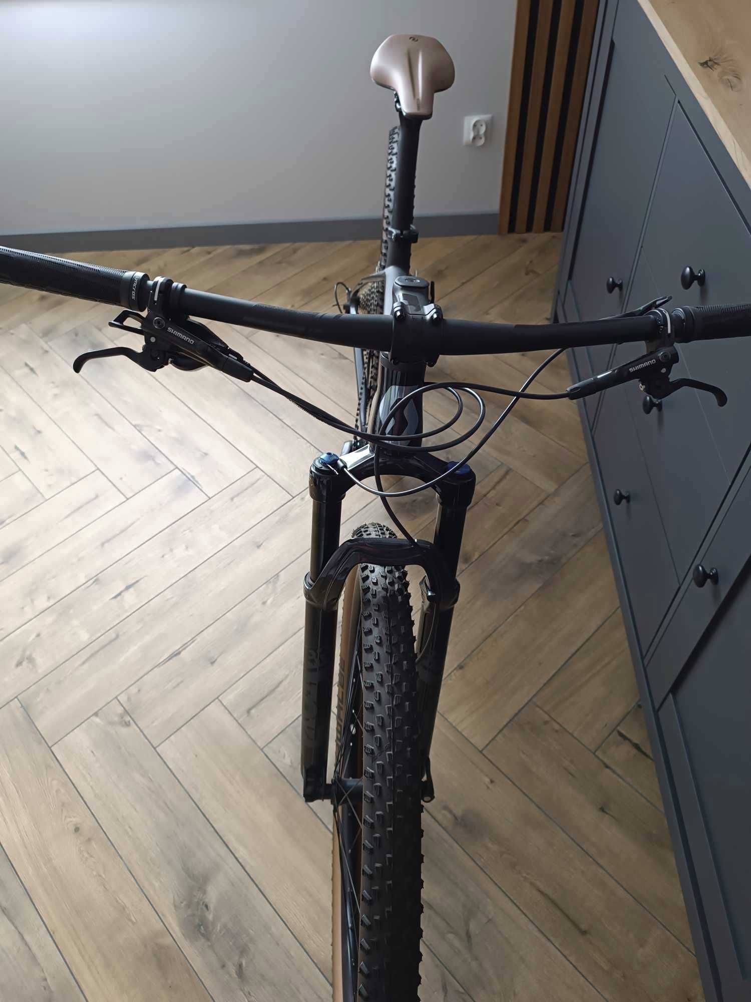 Rower MTB HT SCOTT Scale 925 karbon FOX 32 FULL SHIMANO XT SLX Nowy M
