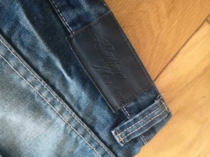 Southern Denim jeans granatowe straight fit W33 L32