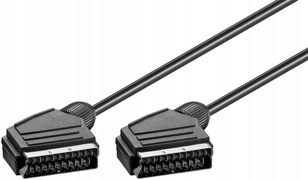 Goobay kabel  Przewód VIDEO 2xWTYK SCART EKRAN 10m CZARNY