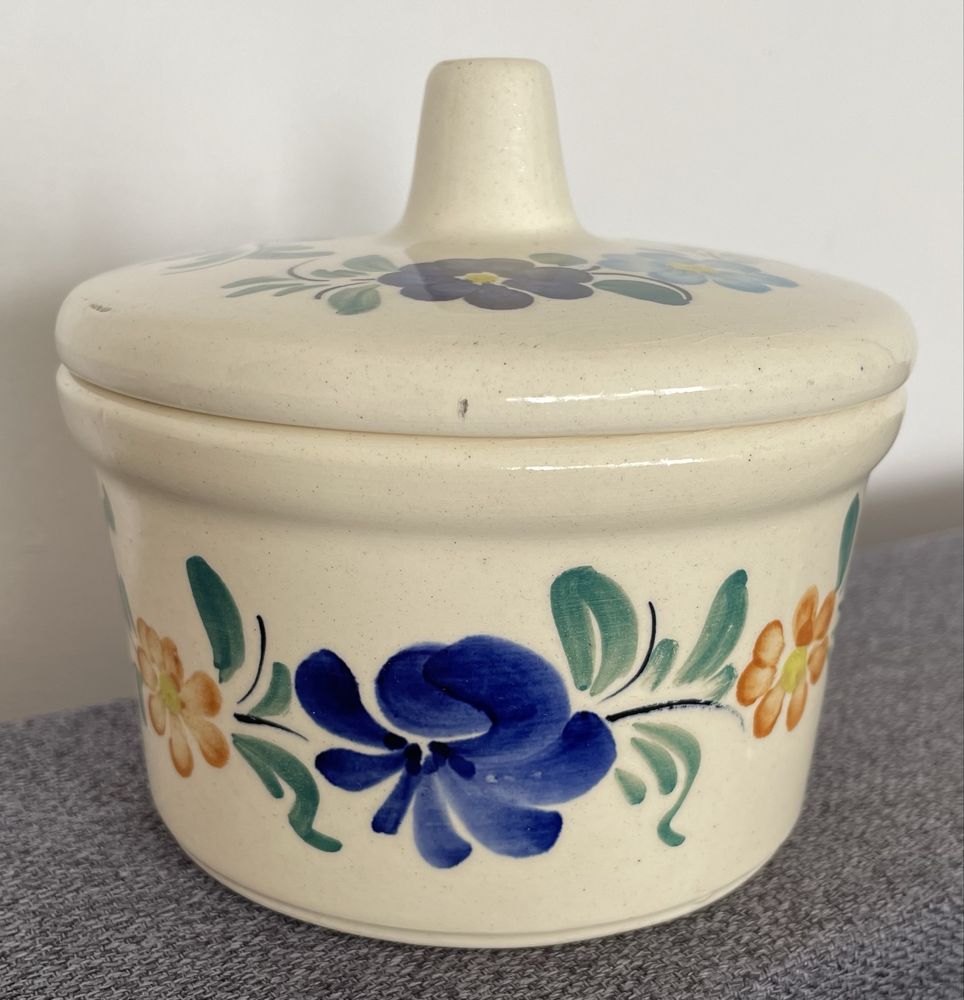 Fajans / Ceramika / Porcelana Włocławek PRL , pojemnik