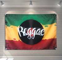 Nowa flaga Reggae 63x93 cm rock loft koncert club bar
