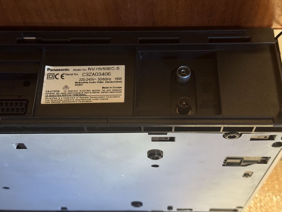 Leitor/gravador VHS Panasonic