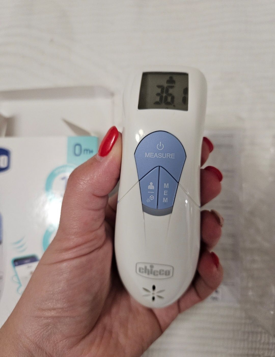 Termómetro infantil Infravermelhos (Chicco) Novo

Funciona com pilhas,