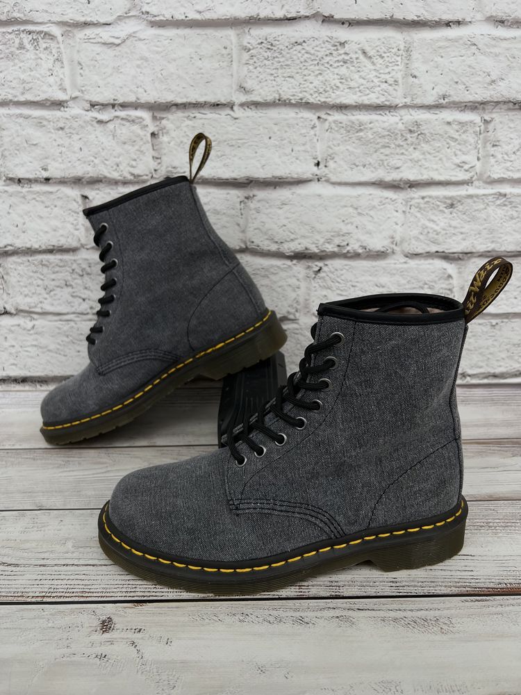 Черевики Dr Martens 1460 8 Eye Washed Canvas 40-41р.25.5-26см.
