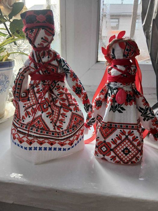 Лялька - мотанка (пара) , ручной работы.