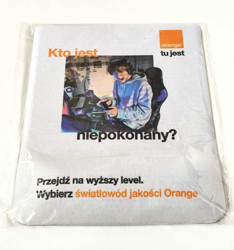 Podkładka pod mysz Podkładka pod myszkę podpórka na nadgarstek Orange