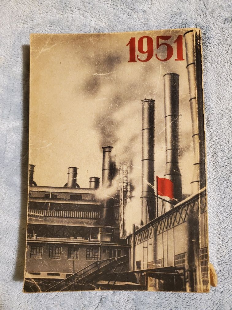 Stary Kalendarz Robotniczy na rok 1951 książka