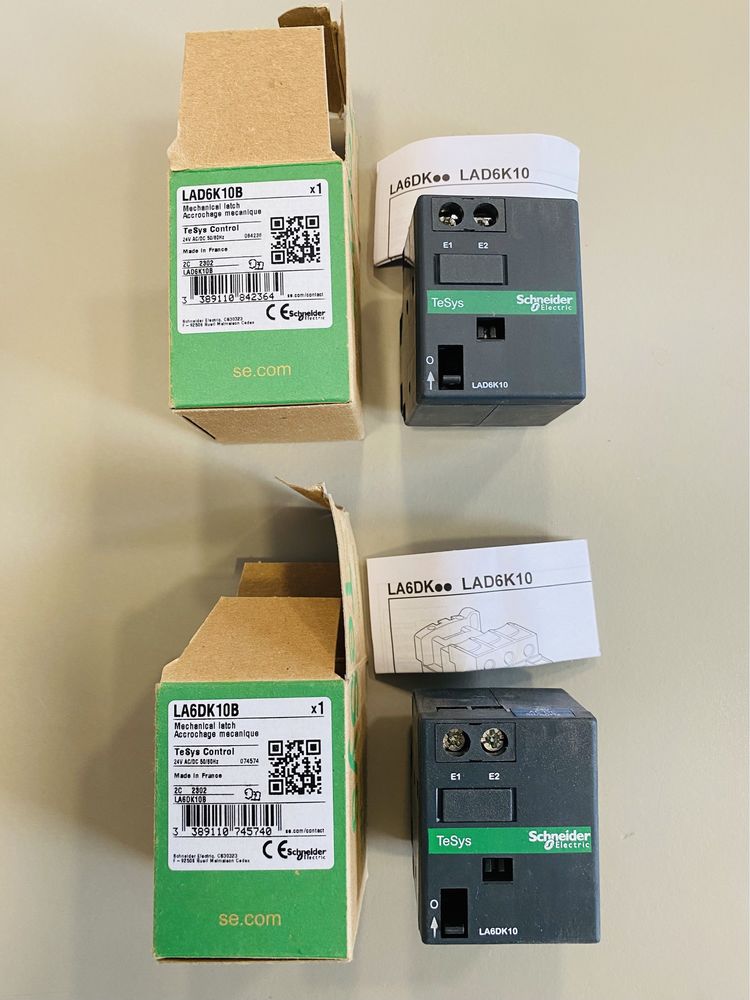 Schneider Electric LAD6K10 + LA6DK10 + OMRON H3C3