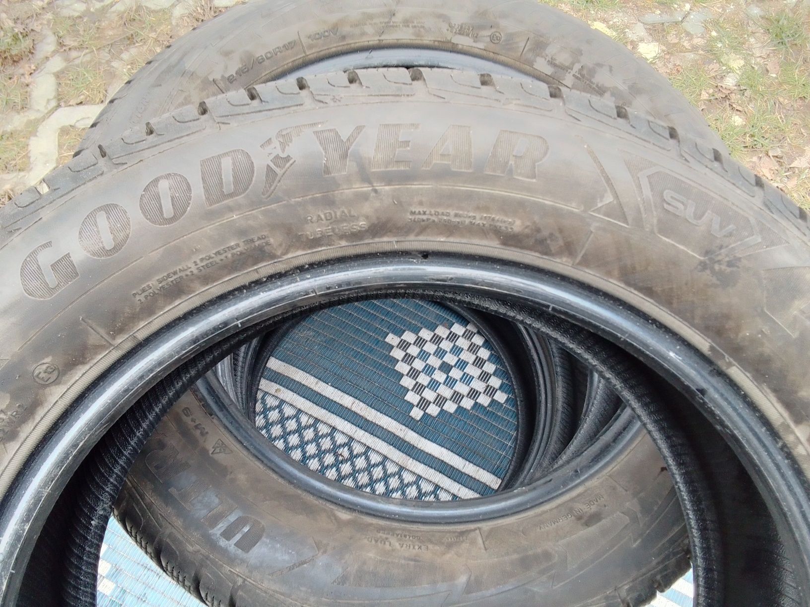 4 Opony zimowe 215/60r17 GOODYEAR 7mm