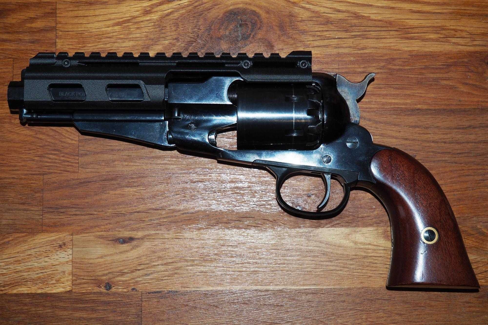 Szyna Picatinny, kabłąk spustowy do Remington 1858 Sheriff 5.5" Pietta