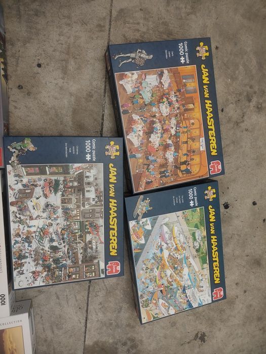 Puzzles 500, 1000 e 3000 peças