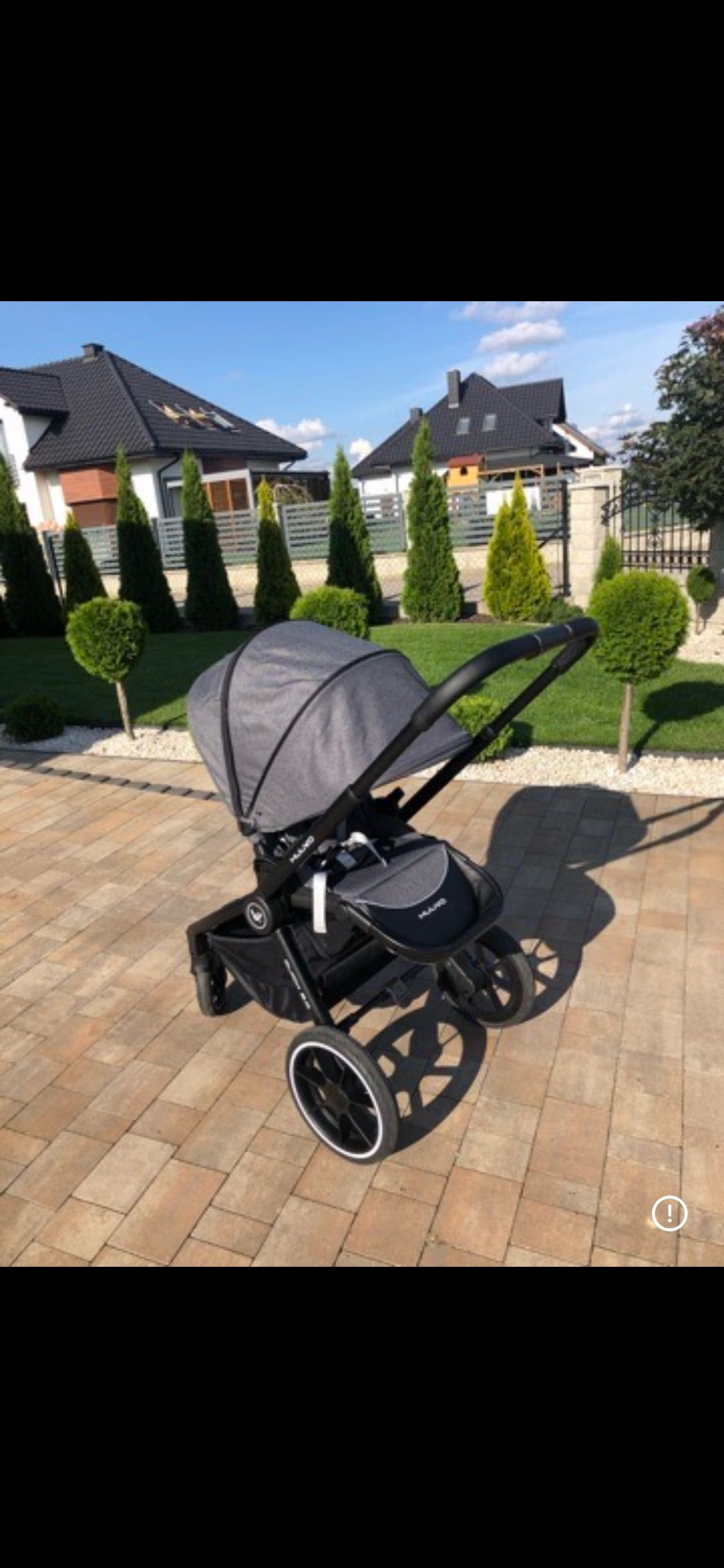 Wózek dziecięcy 2w1 Muuvo Quick 2.0 Iron Graphite