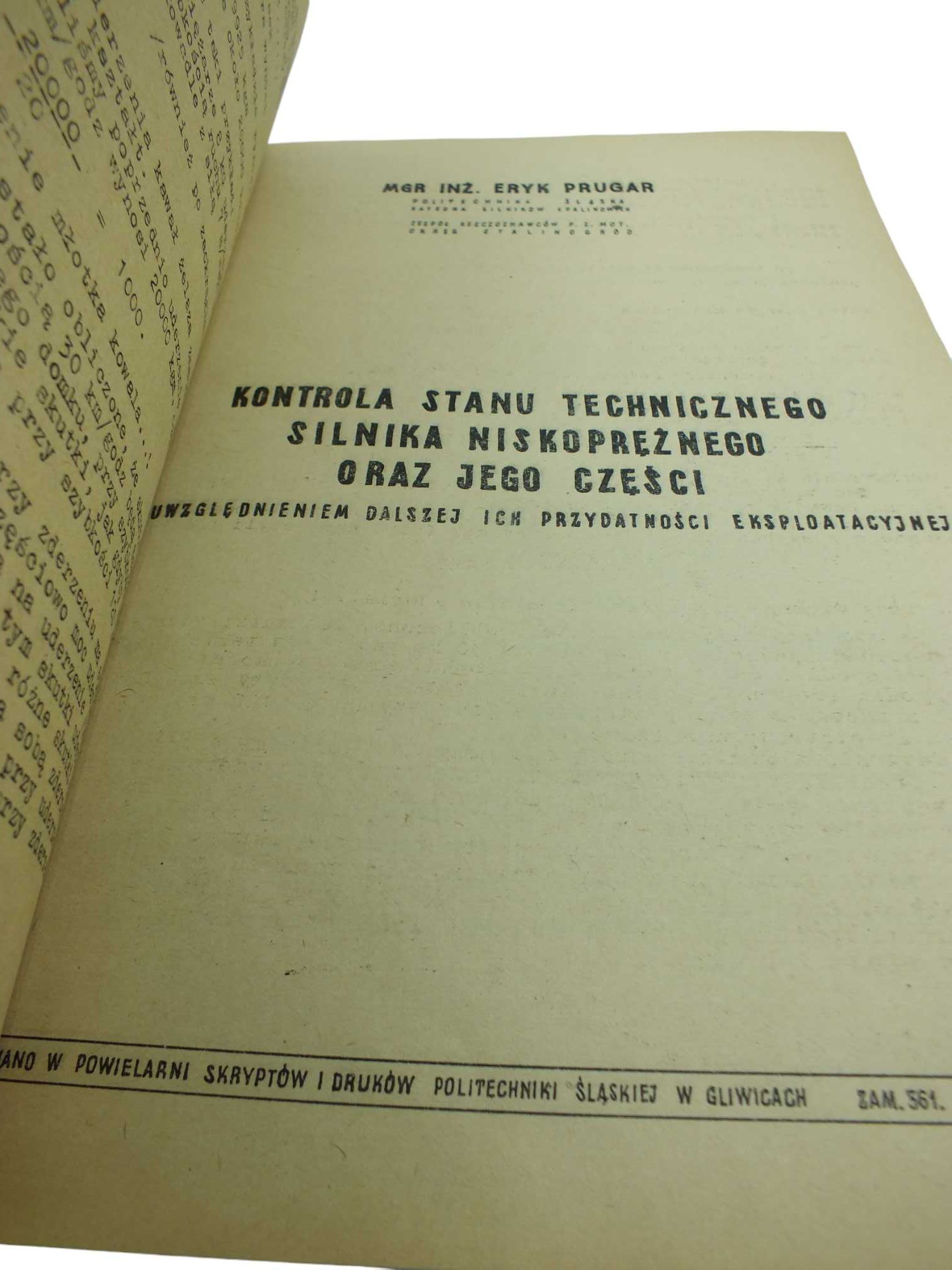 Polski Związek Motorowy Biuletyn rzeczoznawców 1954R L