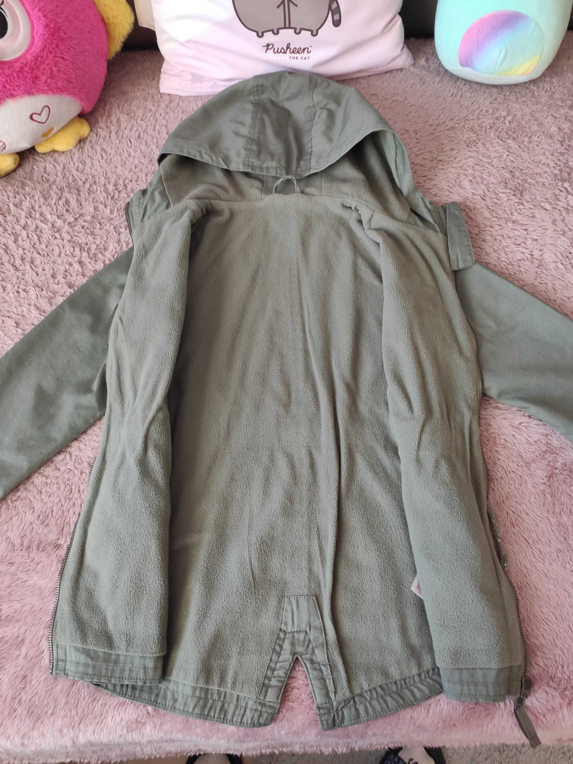 Kurtka wiosenna, parka r. 122/128cm + gratis