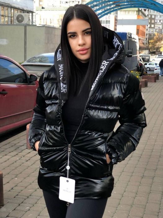ЦЕНА БЫЛА 4200! Женская куртка Монклер черный пуховик на зиму премиум