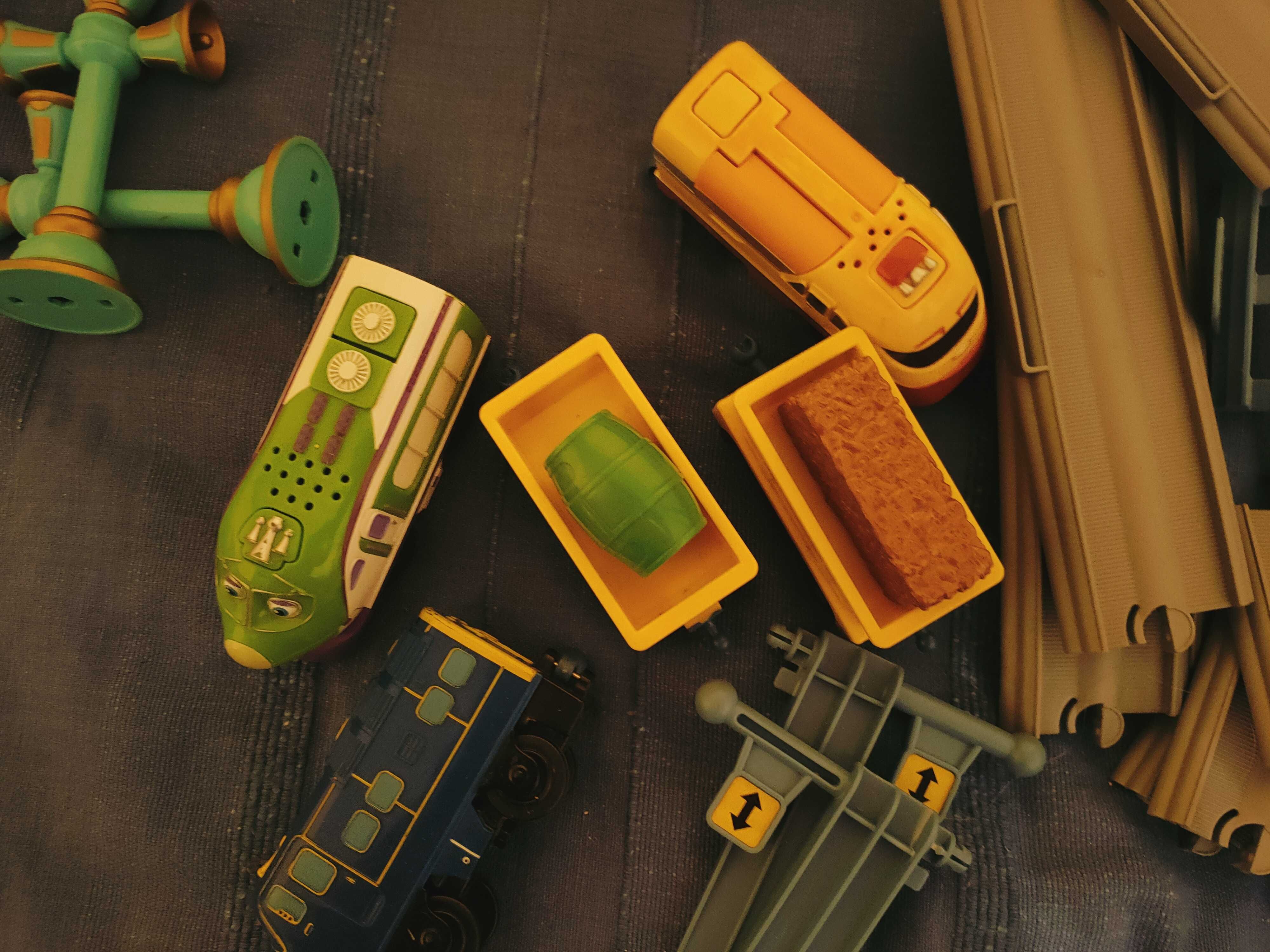 Chuggington trzy duże zestawy Stacyjkowo