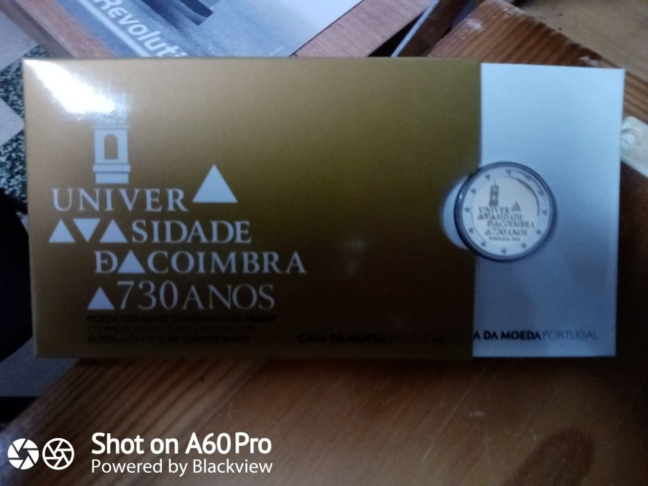 2,50€ Proof Prata Arrecadas de Viana  Estojo de Madeira, Proof Coimbra