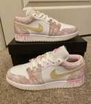 Nike air jordan 1 low paint drip 39