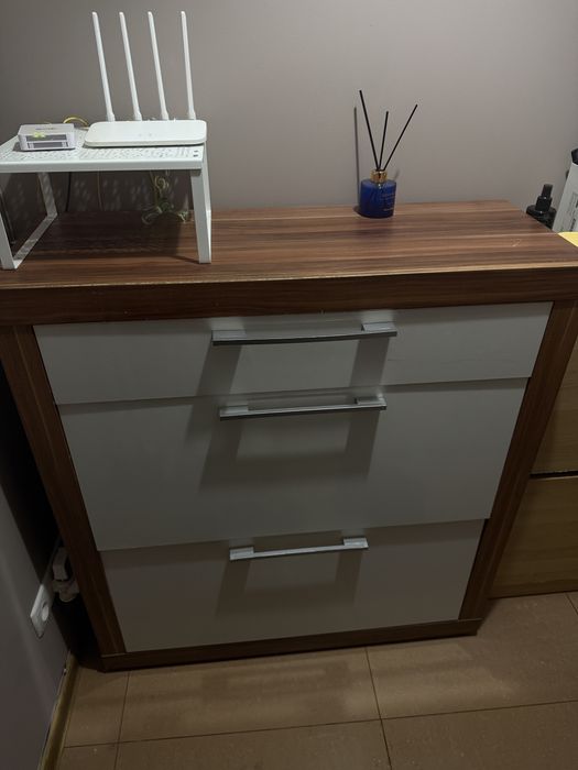 Дзеркало з тумбою для взуття