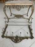 Conjunto em Bronze Mesa e Bengaleiro