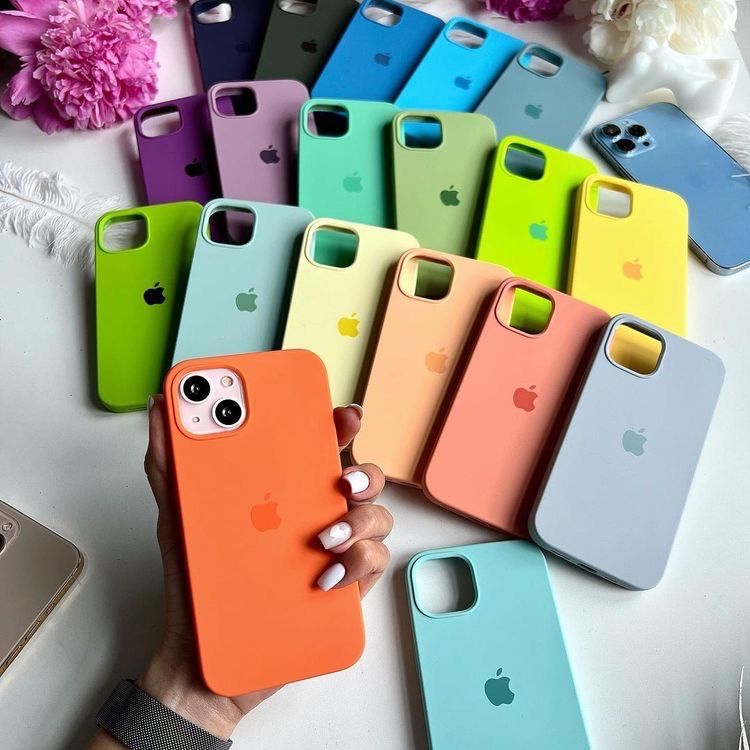 Чехол Silicone Case  Apple iPhone на все 14 серии