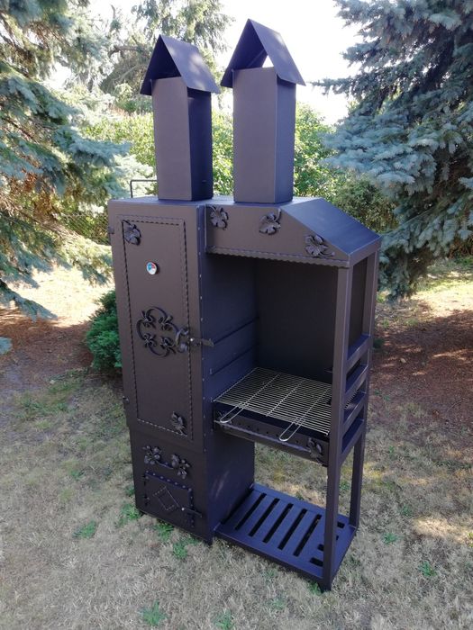 Wędzarnia Grill Smoker Wędzok Blacha 4 mm Solidna od Kowala BBQ