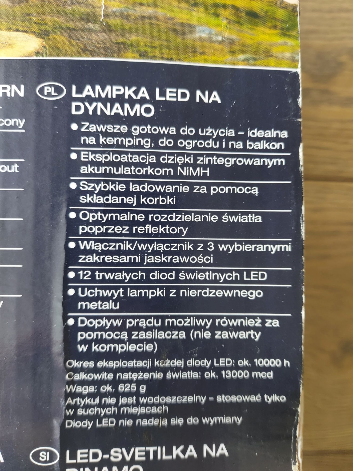Lampka LED na dynamo