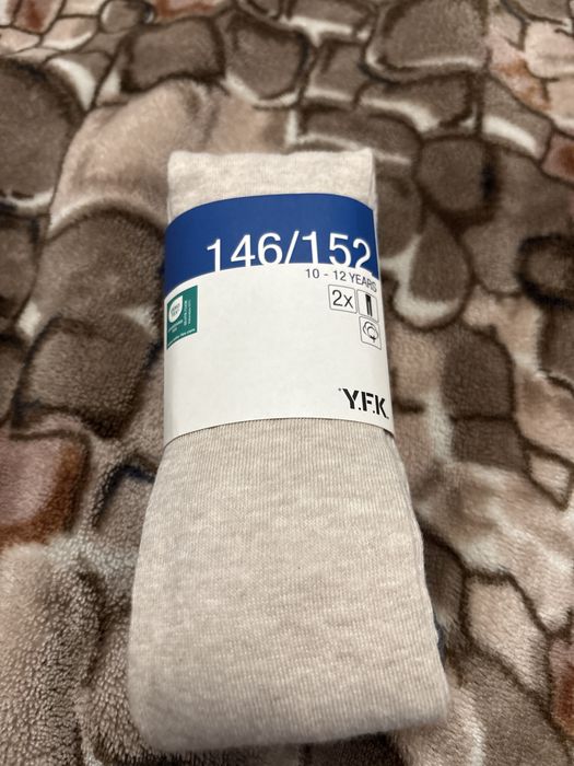 Rajstopy dziewczece grube dwie pary 146 rozmiar