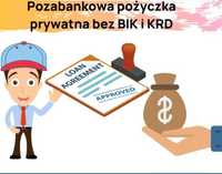 Pożyczki prywatne na dowód bez baz BIK BIG KRD