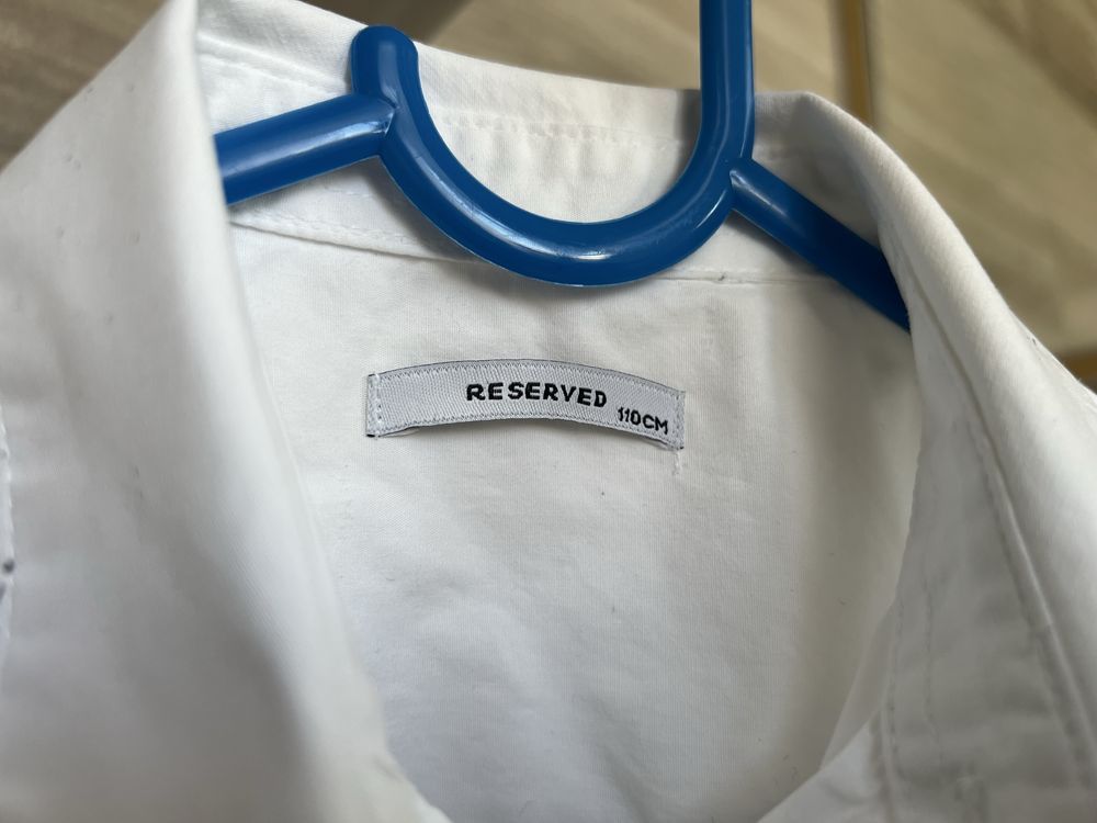 Koszula biała z długim rękawem r. 110 Reserved