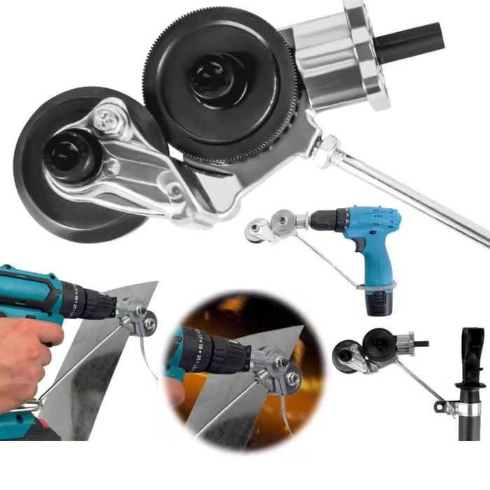 PRZYSTAWKA ADAPTER do cięcia blachy na wiertarkę wkrętarkę blachy 0.3