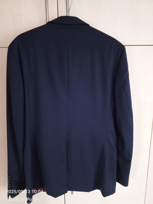 Garnitur ciemny granat 176/86