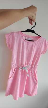Jak nowa pudrowo różowa sukienka sukieneczka Pepco r.98-104