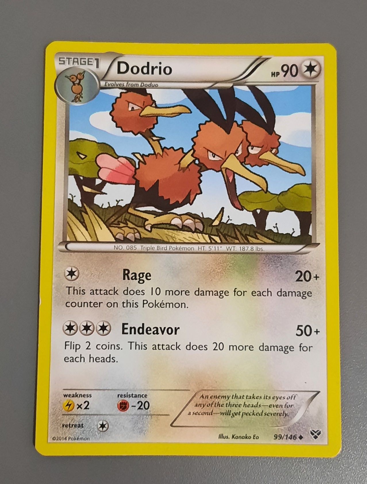 Carta Pokémon Dodrio