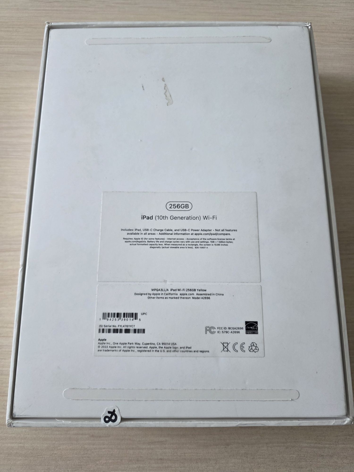 Apple iPad 10,9 2022 256 gb