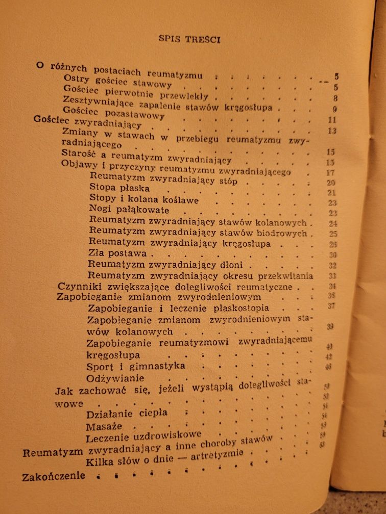 Maria Sadowska Reumatyzm czy artretyzm 1966 PZWL