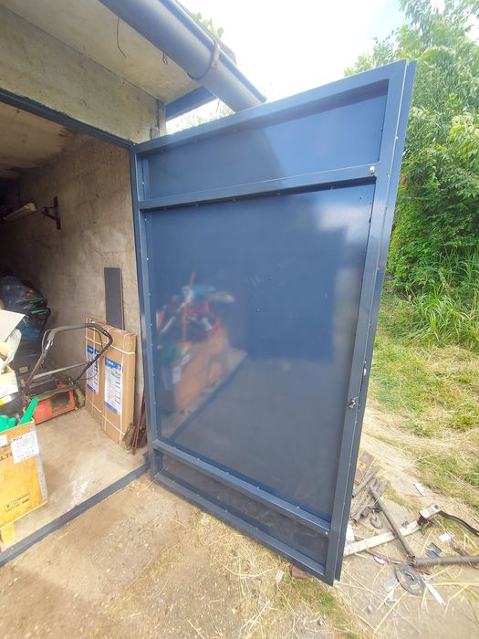 Drzwi garażowe zamki śrubowe rygle blacha 2mm